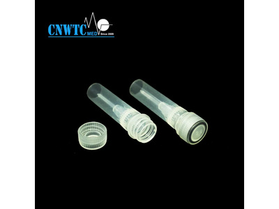 0.5ml Cryotube with Gasket Free Standing with Hinged Screw Cap PP