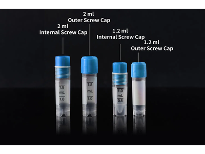 Lab Supplies 2ml Blue Outer Screw Cap Internal Rotation Cryotube