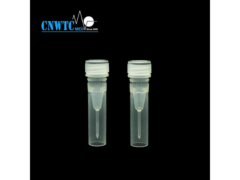 Medical Disposable Plastic Free Standing 0.5ml Cryotube with Gasket
