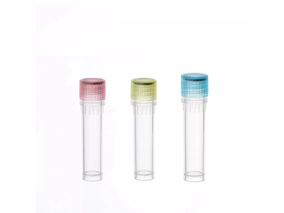 Transparent 5ml Cryovial Tube Cryotube with External Screw Cap